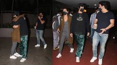 ছেলেকে আনতে বিমানবন্দরে, ফের মুখোমুখি আরবাজ-মালাইকা