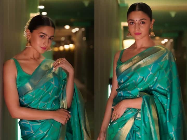 Alia Bhatt in RRR Movie: आलिया भट्ट (Alia Bhatt) इन दिनों अपनी अपकमिंग फिल्म आरआरआर (RRR) को लेकर सुर्खियों में हैं. इस फिल्म में वह एक दमदार किरदार निभाती नजर आएंगी. फिल्म का ट्रेलर 9 दिसंबर को रिलीज हुआ था जिसे काफी पसंद किया गया था. अब फिल्म के कलाकार इसके प्रमोशन में जुट गए हैं.