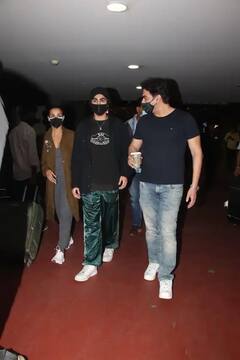 ছেলেকে আনতে বিমানবন্দরে, ফের মুখোমুখি আরবাজ-মালাইকা