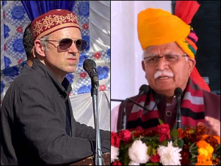 Jammu Kashmir Omar Abdullah on Haryana CM Manohar Lal Khattar Namaz Remark Omar Abdullah On CM Khattar: सीएम मनोहर लाल खट्टर बोले, खुले में नमाज बर्दाश्त नहीं, उमर अब्दुल्ला ने पलटवार करते हुए कही ये बात