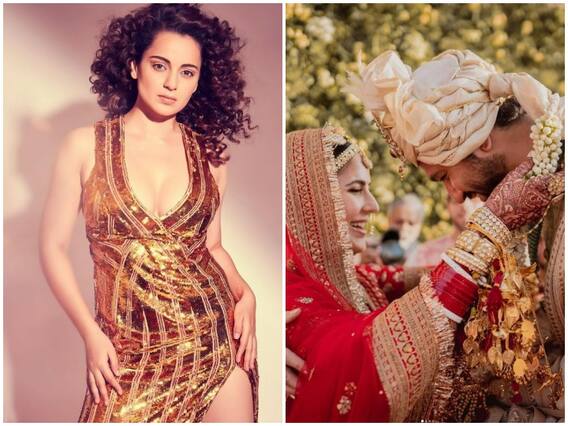 Kangana Ranaut को मिला Vicky Kaushal और Katrina Kaif की शादी का रिटर्न गिफ्ट, सोशल मीडिया पर शेयर की तस्वीर Kangana Ranaut को मिला Vicky Kaushal और Katrina Kaif की शादी का रिटर्न गिफ्ट, सोशल मीडिया पर शेयर की तस्वीर