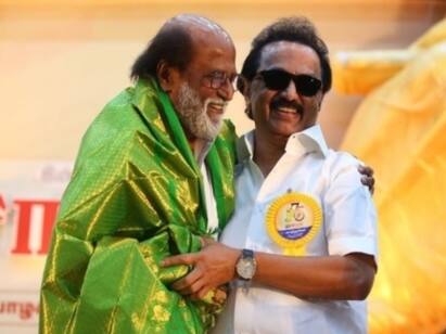 Chief Minister Stalin wishes actor Rajini a  birthday wish திரையாளுமையால் மகிழ்விக்க வேண்டும் - நடிகர் ரஜினிக்கு முதல்வர் ஸ்டாலின் பிறந்தநாள் வாழ்த்து