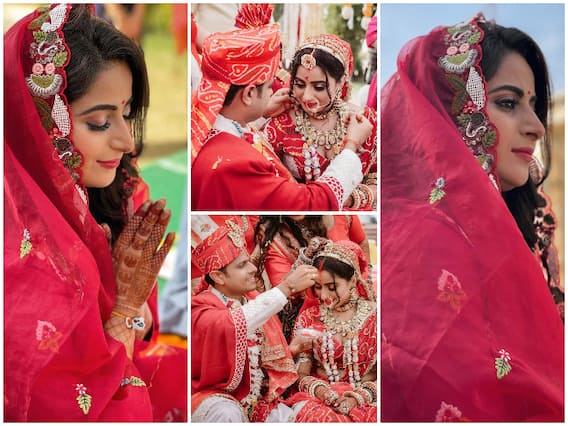 Inside Photos: शादी के कुछ ही दिनों बाद इस एक्ट्रेस को करानी पड़ी गृह शांति की पूजा, मेहंदी लगे हाथों के पूजा करते तस्वीरें वायरल