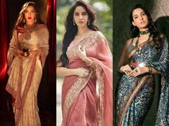 Nora Fatehi Photos: नोरा फतेही साड़ी में लगती हैं गजब की खूबसूरत, फोटोज में देखें एक्ट्रेस की ग्लैमरस अदाएं