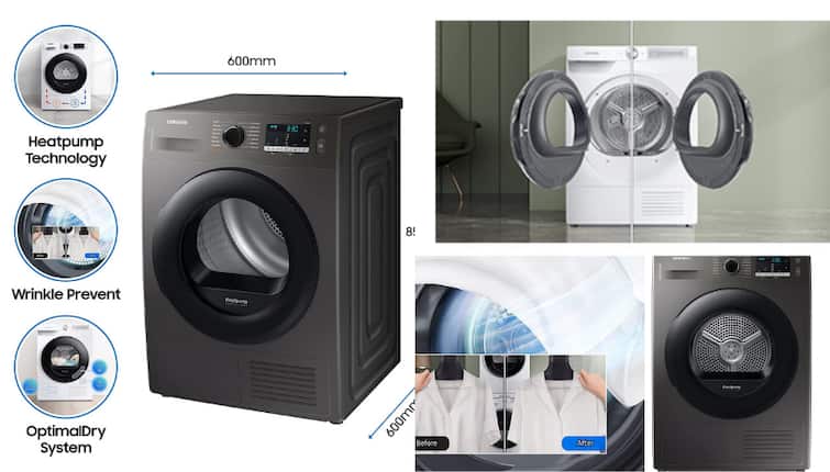 Amazon Deal: अब कपड़े सुखाने के झंझट को हमेशा के लिये करें बाय-बाय, 15 हजार की छूट पर खरीदें Samsung Dryer