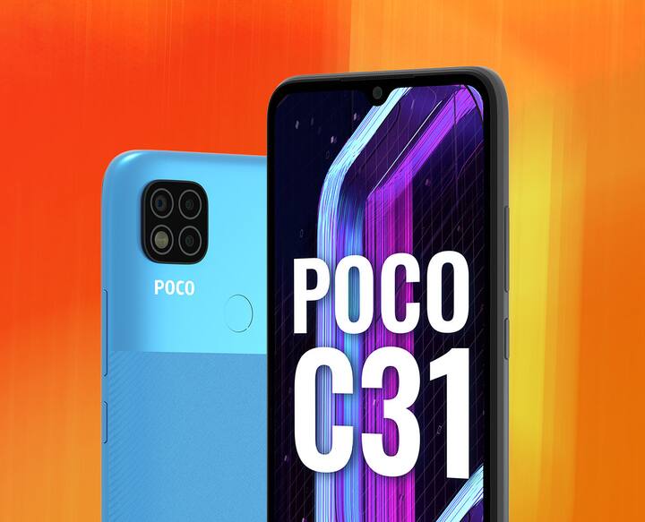 POCO C31: पोको सी 31 में ट्रिपल रियर कैमरा दिया गया है. इसमें एक कैमरा 13 मेगापिक्सल का, दूसरा और तीसरा कैमरा 2-2 मेगापिक्सल का है. इसमें 5000mAH की बैटरी दी गई है. इसमें 6.53 इंच की डिस्प्ले दी गई है. इसके साथ ही इसमें 4GB की रैम और 64GB की इंटरनल मैमोरी दी गई है. फ्लिपकार्ट पर इसकी कीमत 9499 रुपये है.
