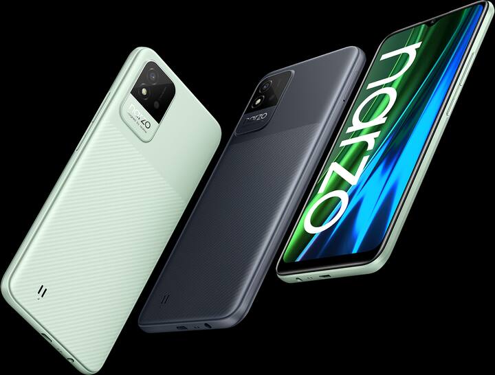 Realme narzo 50i: रीयलमी नार्जो 50 आई में 8 मेगापिक्सल का रियर कैमरा दिया गया है. इसमें 5000mAH की बैटरी दी गई है. इसमें 6.5 इंच की डिस्प्ले दी गई है. इसके साथ ही इसमें 4GB की रैम और 64GB की इंटरनल मैमोरी दी गई है. फ्लिपकार्ट पर इसकी कीमत 8999 रुपये है.