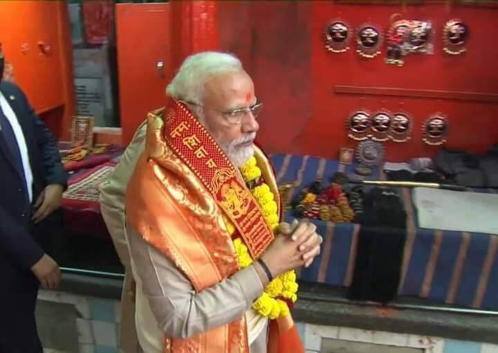 కాశీ విశ్వనాథ్ కారిడార్​' ఫేజ్1  ప్రారంభానికి ముందు మోదీ ప్రత్యేక పూజలు