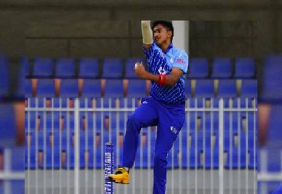 Cricket T20 : Dubai cricketer Harshit Sheth achieved double hat-trick in an over against pakistani team ગુજરાતી ક્રિકેટરની પાકિસ્તાનની ટીમ સામે 'ડબલ હેટ્રિક'ની અનોખી સિધ્ધી, 6 બોલમાં 6 લિકેટ લઈ રચ્યો ઈતિહાસ