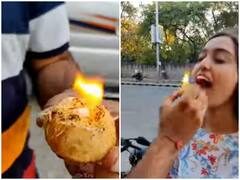 Watch: फायर पान के बाद फायर पानीपुरी ने सोशल मीडिया पर लगाई आग, यूजर्स हुए हैरान