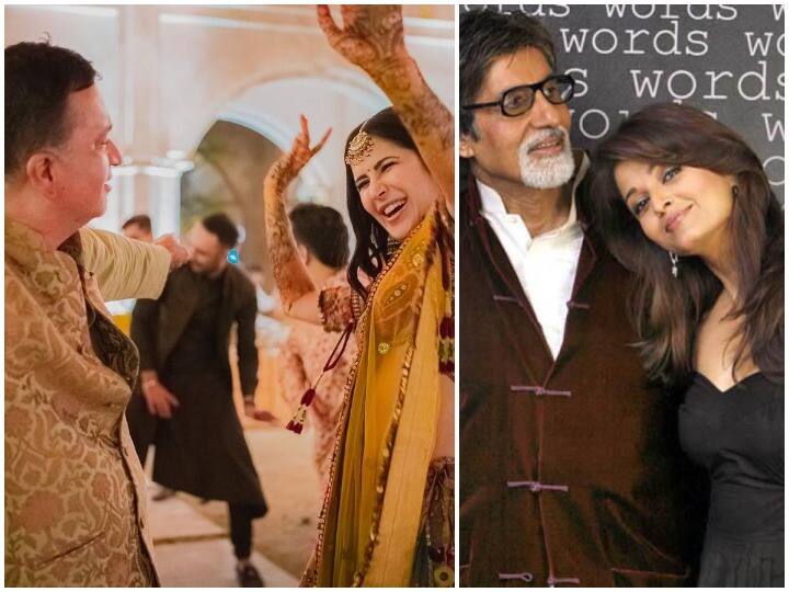 Bollywood Actress With Father In Law: बॉलीवुड एक्ट्रेस कैटरीना कैफ की शादी (Katrina Kaif Wedding Photo) की तस्वीरें सोशल मीडिया पर छाई हुईं है. उन्हीं में से एक फोटो में कैटरीना (Katrina) अपने ससुर संग मस्ती करती दिखीं. कैटरीना कैफ (Katrina Kaif) के अलावा बॉलीवुड एक्ट्रेस ऐश्वर्या राय (Aishwarya Rai), प्रियंका चोपड़ा (Priyanka Chopra), सोनम कपूर (Sonam Kapoor), दीपिका पादुकोण (Deepika Padukone) जैसी एक्ट्रेस भी अपने ससुर के बेहद करीब हैं.