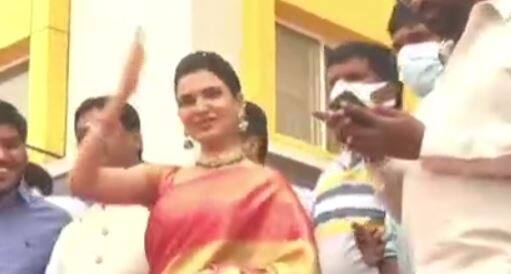 Samantha: కడపలో సమంత సందడి...భారీగా తరలివచ్చిన అభిమానులు
