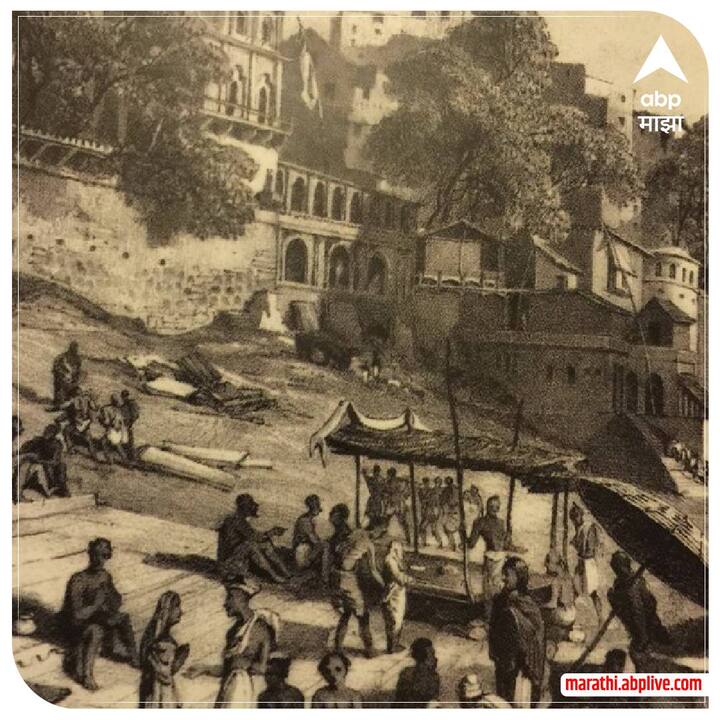 औरंगजेबाच्या आदेशानुसार 17व्या शतकात मुघल सैन्याने विश्वनाथ मंदिर उद्ध्वस्त केले. (photo credit : KanchanGupta/Twitter)