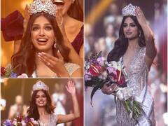 Miss Universe Harnaaz Sandhu's Moment Of Joy As She Bags The Title, See PICS