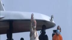 Kashi Vishwanath Corridor Inauguration : क्रूज पर सवार PM Modi ललिता घाट के लिए रवाना | Hindi News