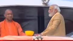PM Modi-CM Yogi ने की अलकनंदा क्रूज की सवारी, साथ में कुछ इस अंदाज में आए नजर