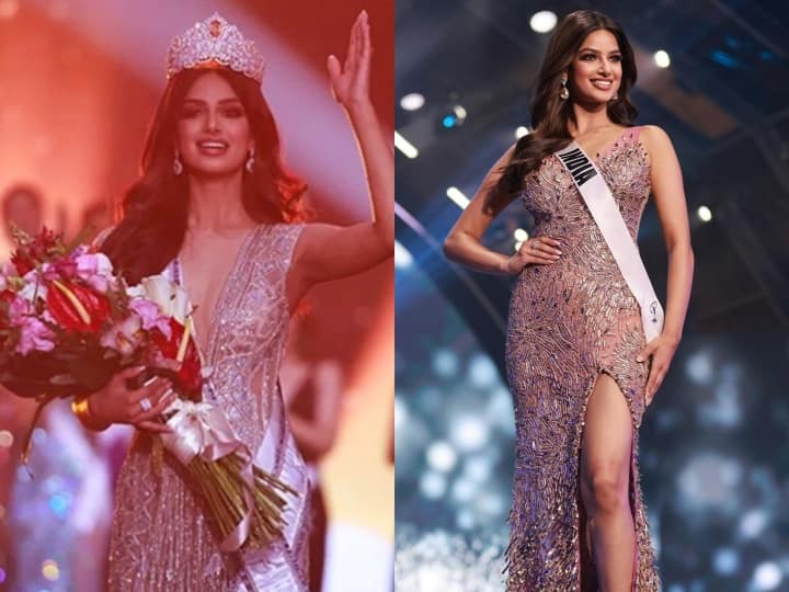 Miss Universe 2021 Winner Harnaaz Sandhu gave first reaction after winning crown Who is Harnaaz Sandhu Miss Universe Harnaaz Sandhu: क्राउन जीतने के बाद हरनाज संधू का पहला रिएक्शन- चक दे फट्टे इंडिया!