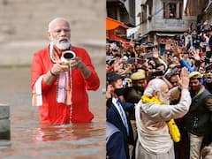 Kashi Vishwanath Corridor: 'हर हर महादेव' के जयकारों से गूंजा काशी, पीएम मोदी ने मां गंगा को किया नमन, देखिए शानदार तस्वीरें