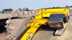 રાજકોટઃ નવાગામ નજીકનો જુનો પુલ તોડતી વખતે થયો ધરાશાયી, જુઓ ગુજરાતી ન્યૂઝ