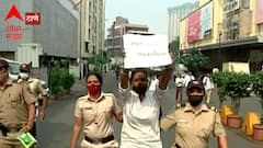 Thane : भाजप-राष्ट्रवादी कार्यकर्त्यांमध्ये राडा, आव्हाडांच्या घराबाहेर अभाविपची प्रदर्शनं