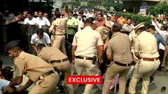 MHADA EXAM : म्हाडा भरती पेपर फुटी प्रकरणी ABVP आक्रमक, जितेंद्र आव्हाड यांच्या घराबाहेर निदर्शनं