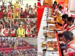 Kashi Vishwanath Corridor Inauguration: काशी विश्वनाथ कोरिडोर बनाने वाले मजदूरों के साथ PM Modi ने खाया खाना, जानिए थाली में क्या-क्या व्यंजन था