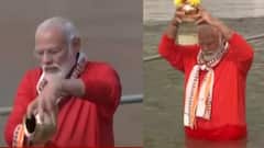 Kashi Vishwanath Corridor: গঙ্গা থেকে কলস মাথায় বিশ্বনাথ মন্দিরের উদ্দেশে পদযাত্রা মোদির| Bangla New