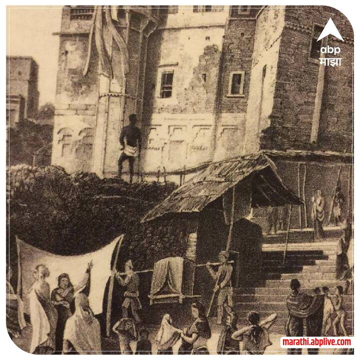 यानंतर 1735 मध्ये इंदूरच्या महाराणी देवी अहिल्याबाईंनी काशी विश्वनाथ मंदिराची पुनर्बांधणी करून घेतली. (photo credit : KanchanGupta/Twitter)