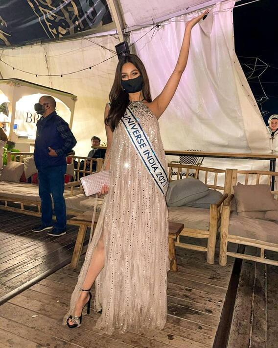 Miss Universe2021: హర్నాజ్ కౌర్ సంధు... విశ్వ వేదికపై మెరిసిన పంజాబీ అందం