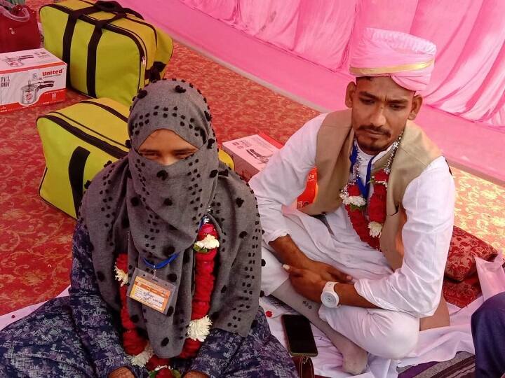 UP Samuhik Vivah Yojana: Yogi government got Muslim daughters married, marriage of 15 hundred couples took place in Prayagraj ANN UP Samuhik Vivah Yojana: योगी सरकार ने कराया मुस्लिम बेटियों का निकाह, प्रयागराज में हुआ 15 सौ जोड़ों का सामूहिक विवाह