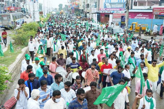 In Pics: ముగిసిన అమరావతి రైతుల న్యాయస్థానం-దేవస్థానం మహా పాదయాత్ర