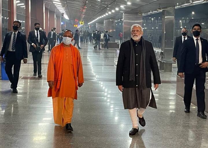 વડાપ્રધાન મોદી અને મુખ્યમંત્રી યોગી આદિત્યનાથ