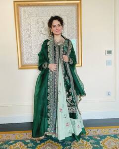 Kangna Ranaut: अंकिताच्या संगीत सोहळ्यासाठी कंगनाचा खास लूक, पाहा फोटो