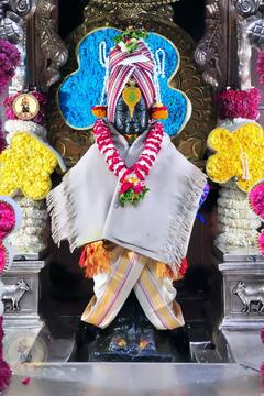 अवघा रंग एक झाला... मोक्षदा एकादशी निमित्त विठुरायाच्या मंदिराला आकर्षक सजावट