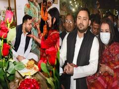 Tejashwi-Rachel Photos: युवाओं को 'Couple Goals' दे रहे तेजस्वी-रेचल, तस्वीरों में दिख रहा दोनों के बीच का प्यार, See Photos