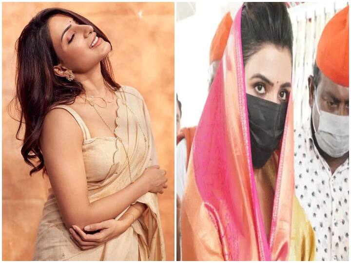 Samantha Ruth Prabhu Latest Photos: साउथ की पॉपुलर एक्ट्रेस सामंथा रुथ प्रभु (Samantha Ruth Prabhu) कुछ दिनों पहले ही अपने पति नागा चैतन्य (Naga Chaitanya) से अलग हुई हैं. तलाक के  बाद दोनों ही अपनी-अपनी लाइफ में व्यस्त हैं. हाल ही में सामंथा (Samantha) आंध्र प्रदेश के कडप्पा स्थित अमीन पीर दरगाह पहुंची थीं.