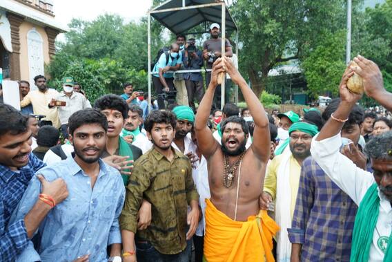 In Pics: ముగిసిన అమరావతి రైతుల న్యాయస్థానం-దేవస్థానం మహా పాదయాత్ర