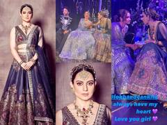 Ankita Vicky Wedding: अंकिता लोखंडे-विक्की जैन की संगीत की रस्म में कंगना रनौत ने मचाया धमाल, हैवी ज्वैलरी पहनकर की खूब मस्ती