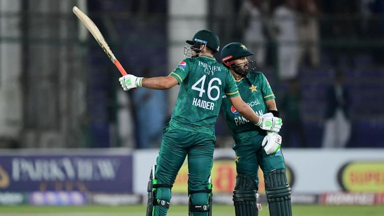 Mohammad Rizwan, Haider Ali help Pakistan thump West Indies in first T20 PAK vs WI: রিজওয়ান, হায়দারের দুরন্ত পারফরম্যান্সে প্রথম টি-টোয়েন্টিতে ক্যারিবিয়ান বধ পাকিস্তানের