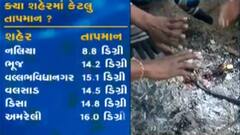 રાજ્યમાં ઠંડીમાં સામાન્ય થયો વધારો, ક્યાં કેટલું છે તાપમાન?, જુઓ ગુજરાતી ન્યૂઝ