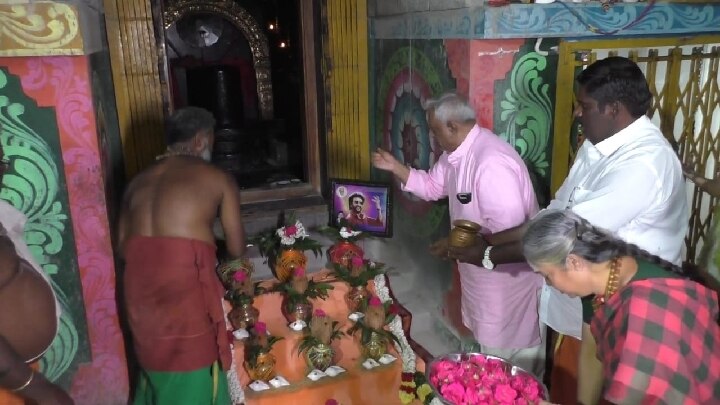 ரஜினி நலமுடன் வாழ வேண்டி அவரது சகோதரர் சத்யநாராயணராவ் தருமபுரியில் சிறப்பு வழிபாடு