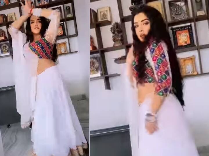 Bhojpuri actress Aamrapali Dubey Dance on Pani pani Song Aamrapali Dubey Dance: भोजपुरी एक्ट्रेस आम्रपाली दुबे ने 'पानी-पानी' गाने पर डांस करके लगा दी फैंस के दिलों में आग, हुआ बुरा हाल