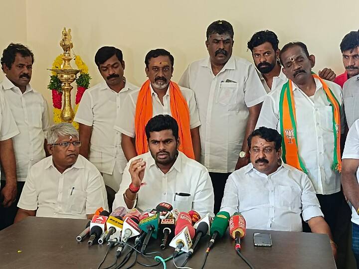 peaceful only if law and order is good in Tamil Nadu BJP state president interviewed in Annamalai Nellai. சட்டம் ஒழுங்கு நன்றாக இருந்தால்தான் தமிழ்நாடு அமைதியாக இருக்கும் - அண்ணாமலை