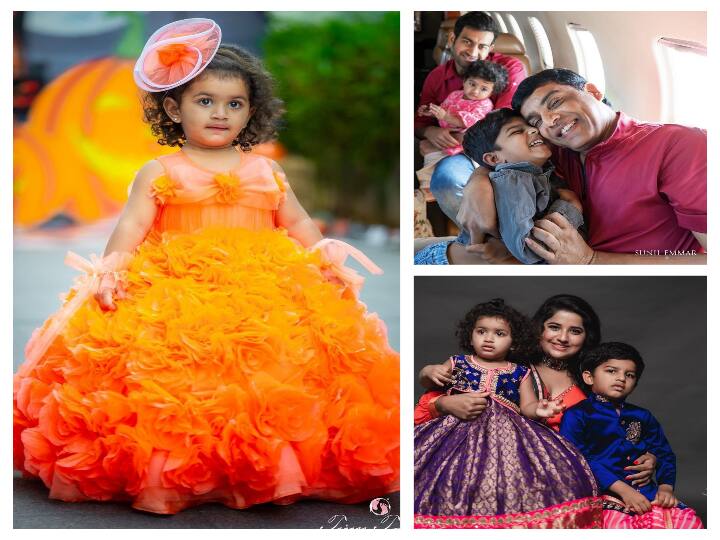 ప్రముఖ నిర్మాత 'దిల్' రాజు కుమార్తె హన్షితా రెడ్డి (Hanshitha Reddy), అర్చిత్ రెడ్డి దంపతులకు ఓ కుమారుడు ఆరాన్శ్‌, ఓ కుమార్తె ఇషిక. పిల్లలకు సంబంధించిన వేడుకలు, పండగలను హన్షితా రెడ్డి అస్సలు మిస్ కాదు. ఇద్దరు పిల్లలను ప్రత్యేకంగా ముస్తాబు చేస్తారు. అలాగే, స్పెషల్ ఫొటోషూట్ లు చేస్తారు. లేటెస్టుగా ఇషికాను బుట్టబొమ్మలా రెడీ చేశారు. ఆ ఫొటోలు, 'దిల్' రాజు ఫ్యామిలీ ఫొటోలు ఇవి.  (Image Credit: Instagram/Hanshitha Reddy)