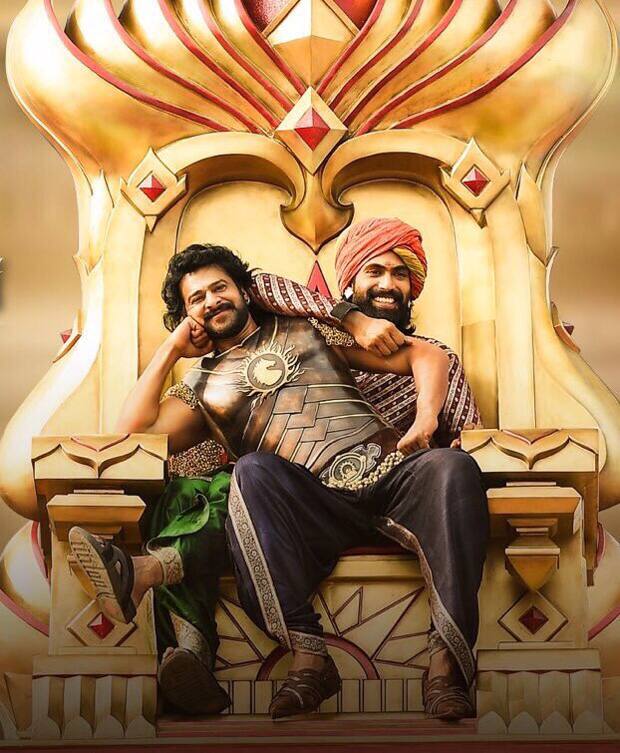 பாகுபலி படப்பிடிப்பின்போது பிரபாசும், ராணாவும்