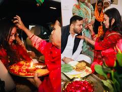 Tejashwi Yadav Wedding: पटना पहुंचते ही ससुराल के रंग में रंगी रेचल, तेजस्वी को अपने हाथों से खिलाई खीर, देखिए तस्वीरें