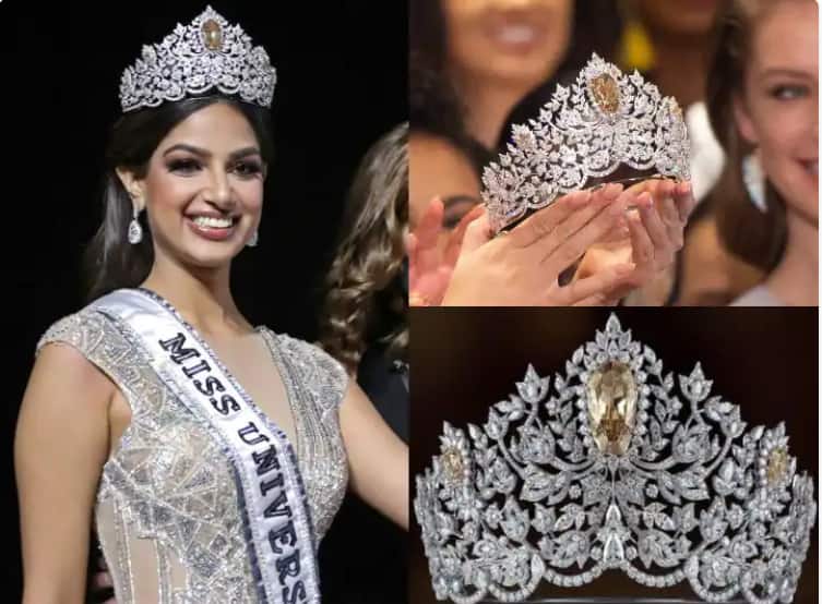 Miss Universe 2021 miss universe harnaaz sandhu diamond crown prize facilities know all things Miss Universe 2021 : 1170 हिऱ्यांचा कोट्यवधींचा मुकूट, बक्षीसांचा पाऊस, मिस युनिवर्स हरनाजला काय काय मिळालं?