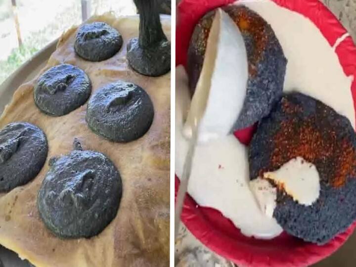 Black Detox Idlis Leaves Foodies Baffled, Video Goes Viral Black Idlis: బొగ్గులు కావివి.. బ్లాక్ ఇడ్లీలు.. ఆపండ్రా మీ అరాచకం!