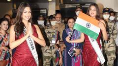 Miss Universe 2021: মুম্বই ফিরলেন 'মিস ইউনিভার্স' হরনাজ কৌর সান্ধু, বিশ্ব সুন্দরীকে দেখতে ভিড়