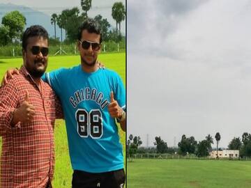 Natarajan Cricket Ground |  ’கனவு நனவாகும்’ - சொந்த கிராமத்தில் கிரிக்கெட் மைதானம் தொடங்கிய நடராஜன்..